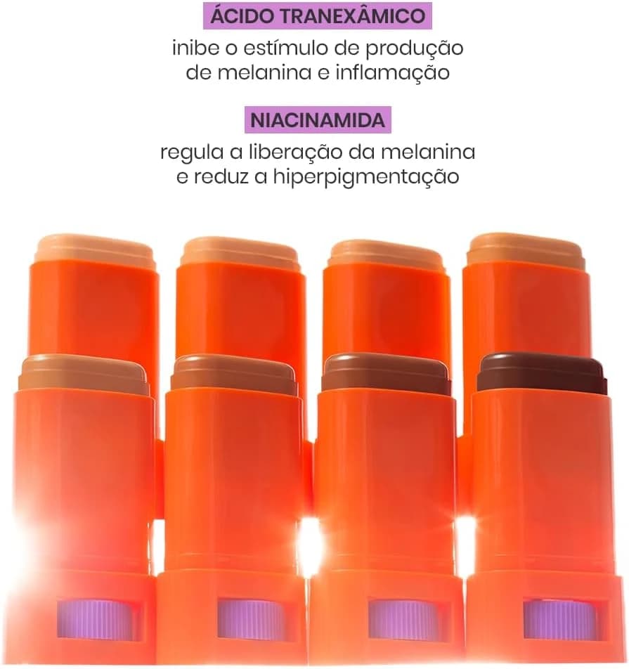 Sallve Protetor Solar Bastão Antimachas FPS 90 com Cor 4-15g
